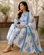 Aasma 3-Piece Stitched Suit 💙