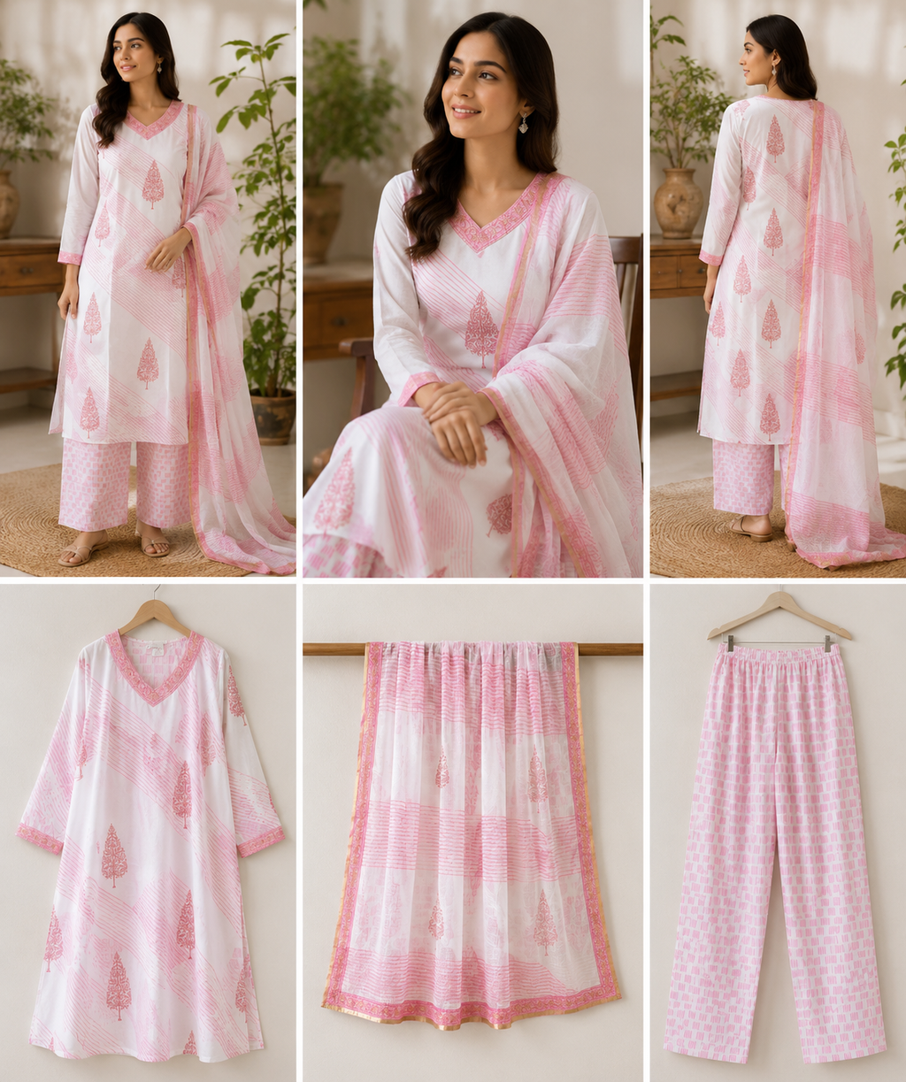 Roohi 3-Piece Stitched Suit 🌸