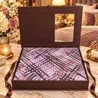 Premium Luxury Bedsheet Gift Box – 3 Piece Double Bed Bedsheet Set with Elegant Designer Prints
