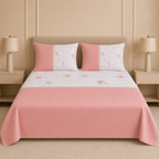 🛏️ English Bedsheet 108×108 – Elegant Comfort for Your Bedroom ProductCode :- 55B105RKEH