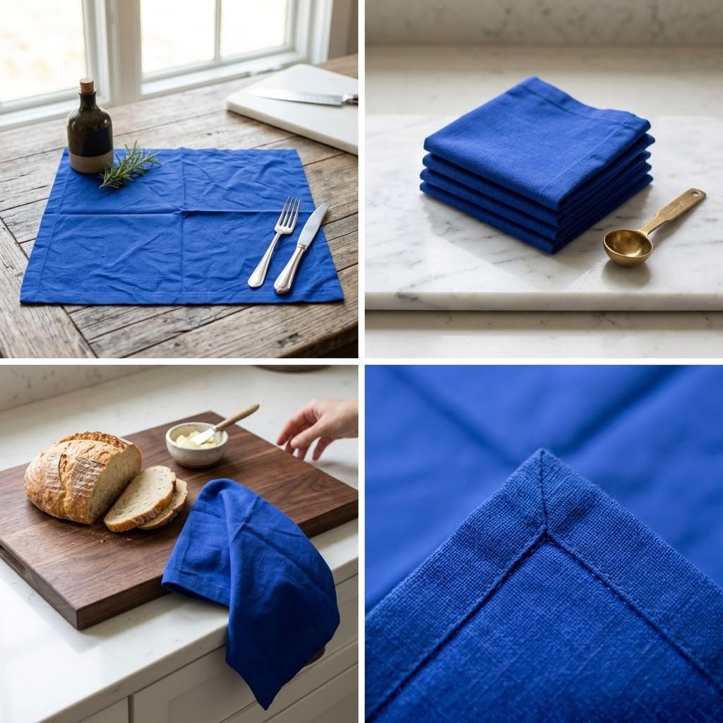 Everyday Luxe Solid Kitchen Napkin – 1 Pc