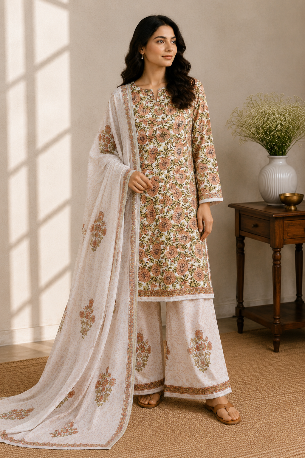 Chanda Unstitched Suit💫