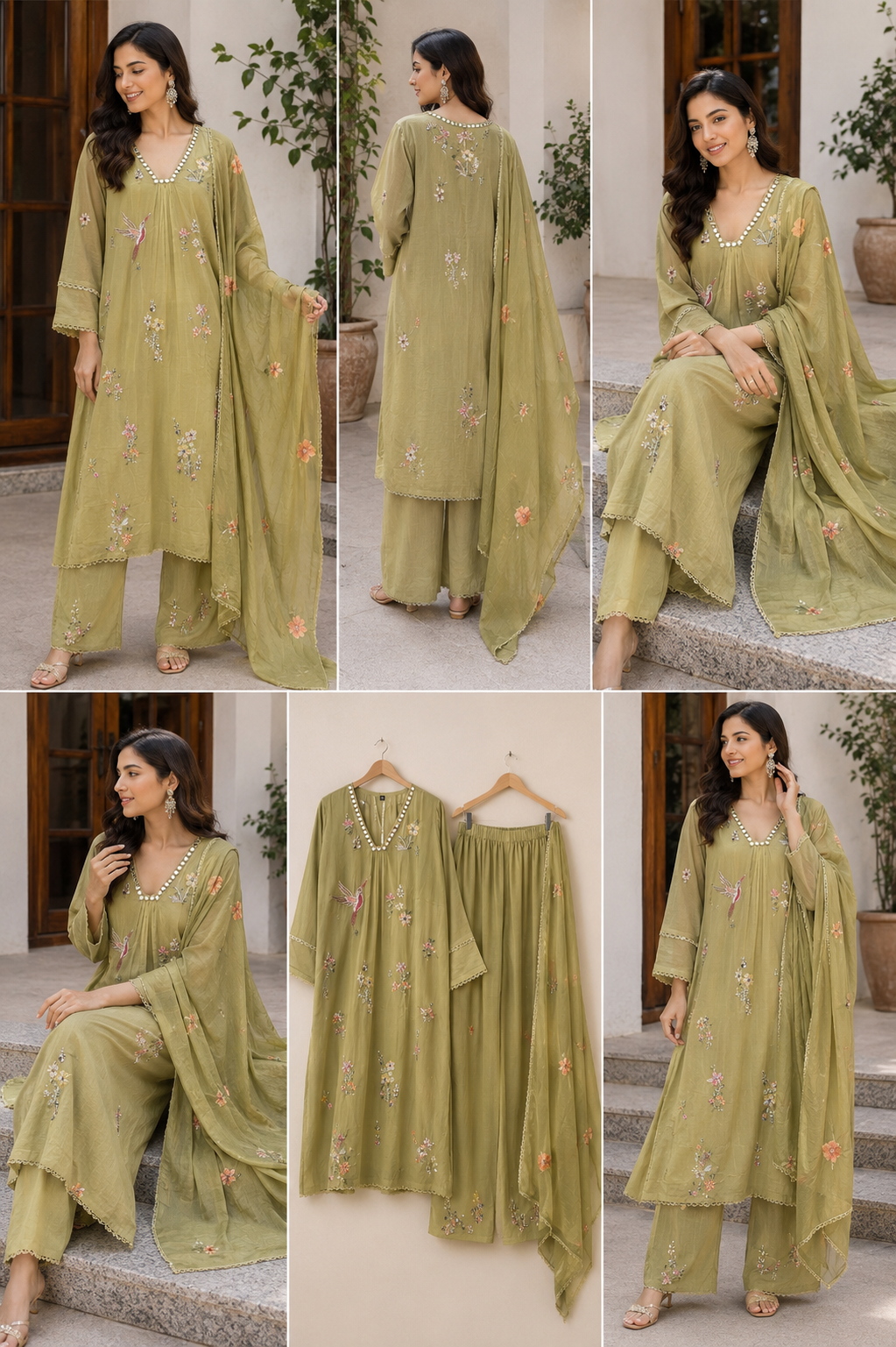 Eira 3-Piece Stitched Suit 💐