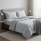 4 Pcs King Size Comforter Set with Lace Pillow Covers – Floral Print