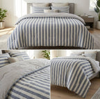 Striped Double Bed Comforter | Ultra Soft & Cozy