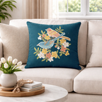 Hand Embroidered Cushion Covers – 20 x 20 Inch (Cotton Base)