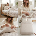 Lavender Cottage Reversible Comforter – Double Bed 230 × 250 CM