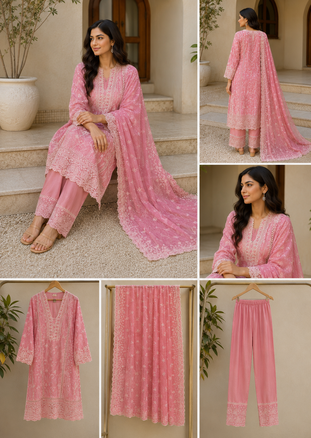 Ruhani 3-Piece Stitched Suit 🌷