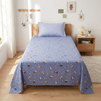 Premium Kids Cartoon Printed Single Bedsheet Set – 100 % Pure Cotton
