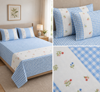 Victorian Non - Quilted Bedcover Size– 108 × 108 Inches ✨ Product Code :- 55B199RKEH