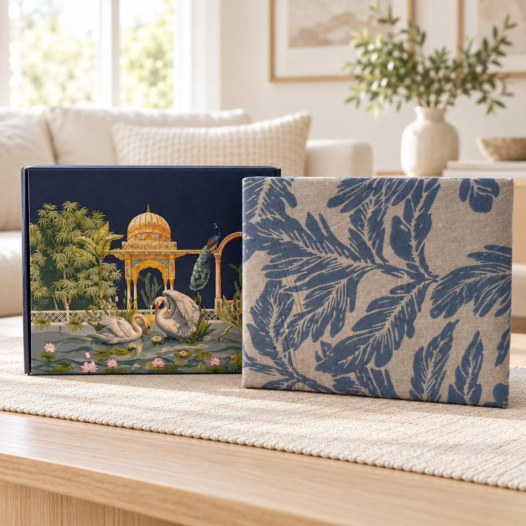 Luxury Botanical Printed Bedsheet Gift Box – Premium 3 Pcs Set