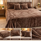Royal Velvet 5-Piece King Size Bedsheet Set – Premium Winter Bedding Collection