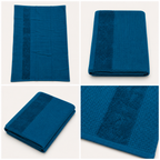 Luxe Pocket Waffle Terry Cotton Bath Towel – 75 × 150 CM | Textured Designer Bath Towel
