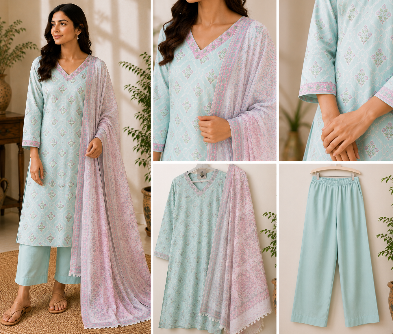 Meher 3-Piece Stitched Suit 💫
