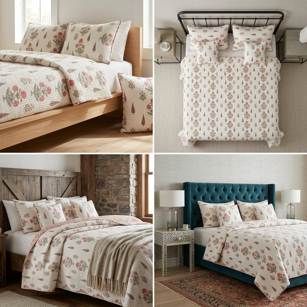 Mohini Sparsh 5 Pcs Quilted Bedcover