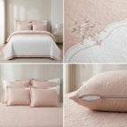 Embroidered Bedcover Set – 5 Piece King Size Collection