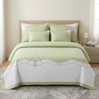 Embroidered Bedcover Set – 5 Piece King Size Collection