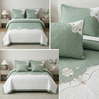 Embroidered Bedcover Set – 5 Piece King Size Collection