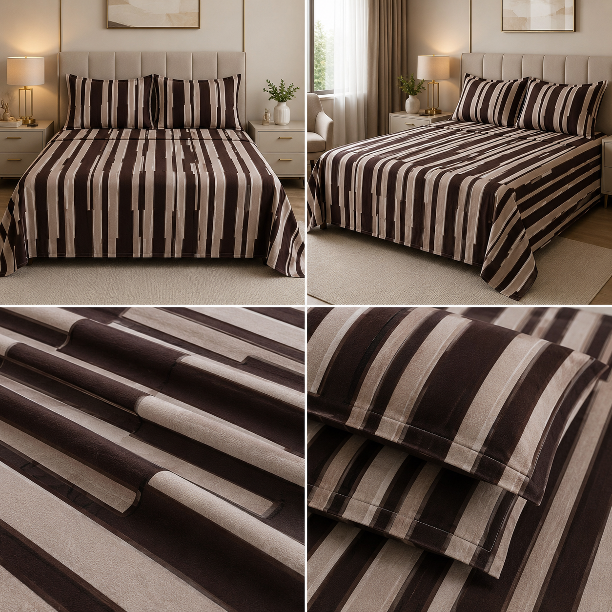 Jumbo Bedsheet – 120 x 120 Inches | Super King Size Product Code :- 55B108RKEH