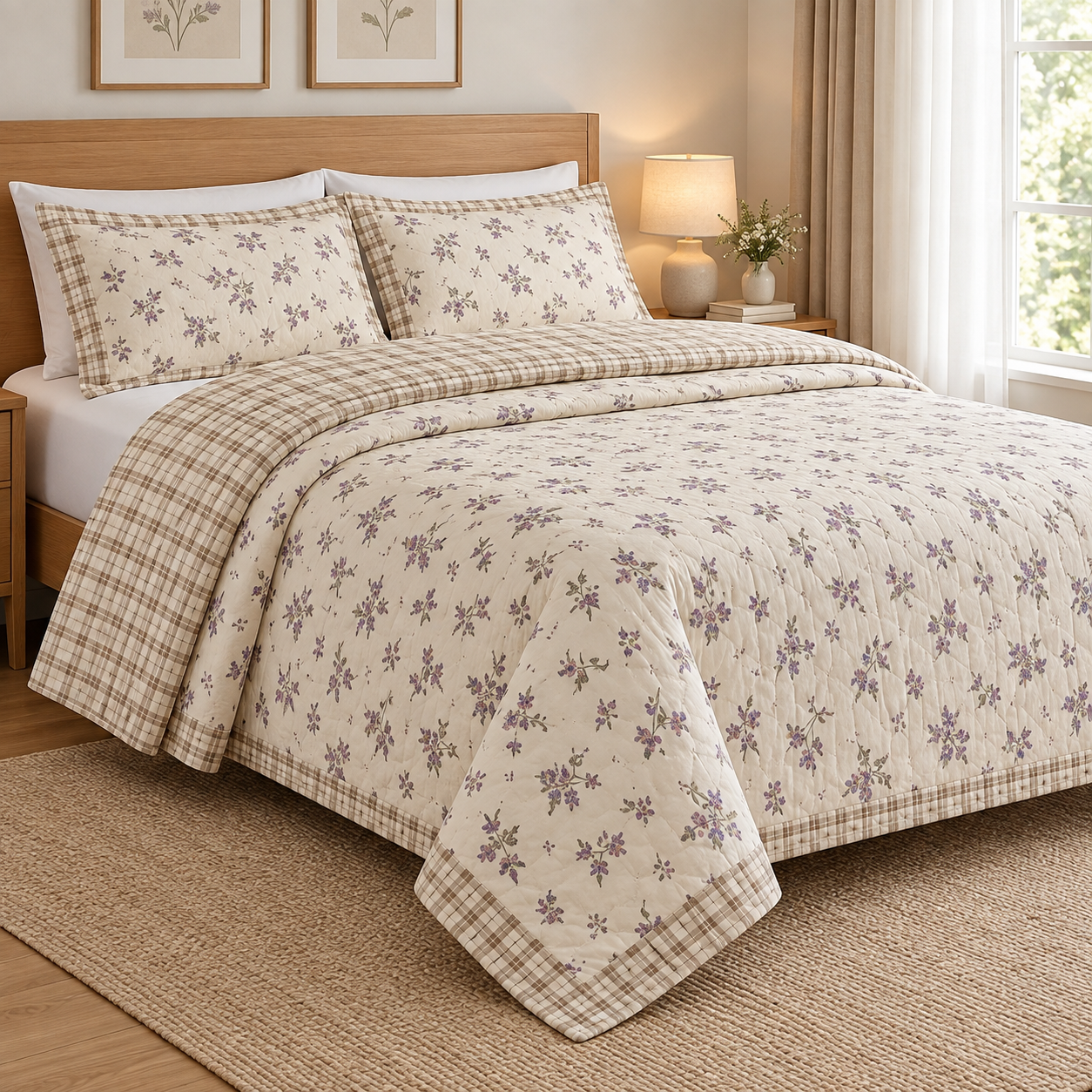 Double Reversible Muslin Dohar – 350 Thread Count | Premium Summer Comfort Product Code :- 55B155RKEH