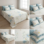 ✨  5 Piece King Size Bedsheet Set – Elegant Luxury Collection ✨