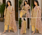 🌻 Gulbahar 3-Piece Stitched Suit 💐