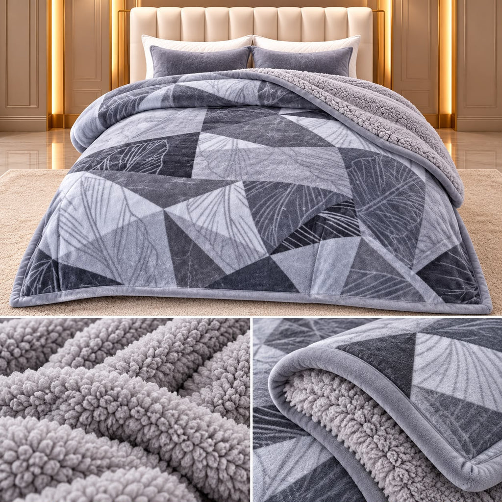 Premium Super Soft Floral Winter Blanket – Double Bed | Plush & Heavy Warm Blanket Product Code :- 55B299RKEH