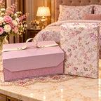 Luxury Floral 4-Piece Duvet Cover Gift Set – Premium King Size Bedding Collection