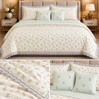 Pure Muslin Luxury 6 Pcs Comforter Bedding Set – King Size Product Code :- 55B385RKEH