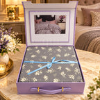 Premium Luxury 4 Piece Duvet Cover & Bedsheet Gift Box Set