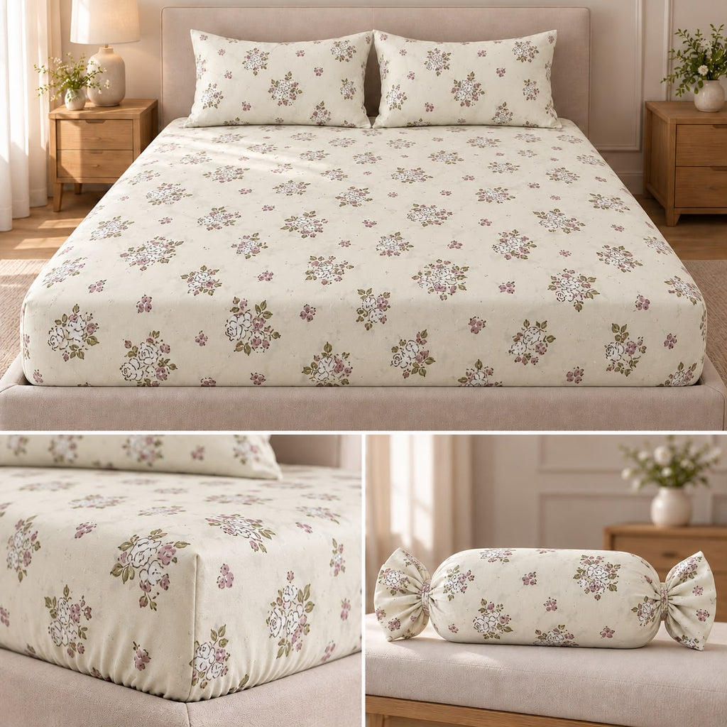 Botanical Candy Pack King Size Fitted Bedsheet Set – King Size