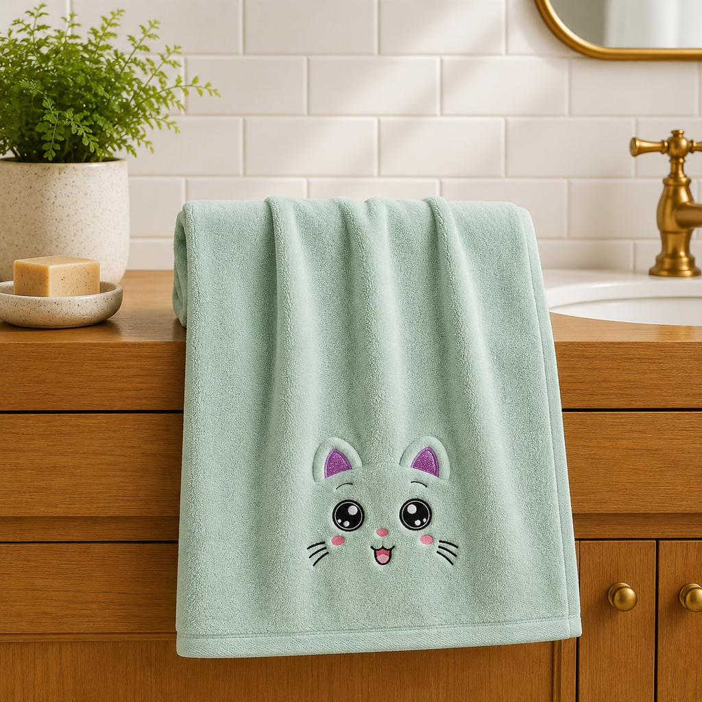 Premium Candy Soft Baby Towel – 70 x 140 CM Product Code :- 55B48RKEH