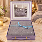 Premium Luxury 4 Piece Duvet Cover & Bedsheet Gift Box Set