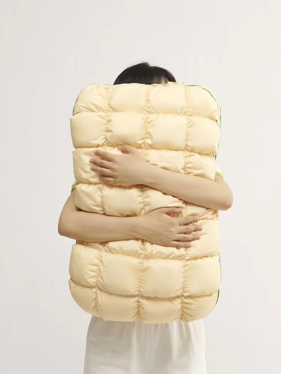 Premium Pineapple Bun Cervical & Neck Support Pillow – Organic Cotton