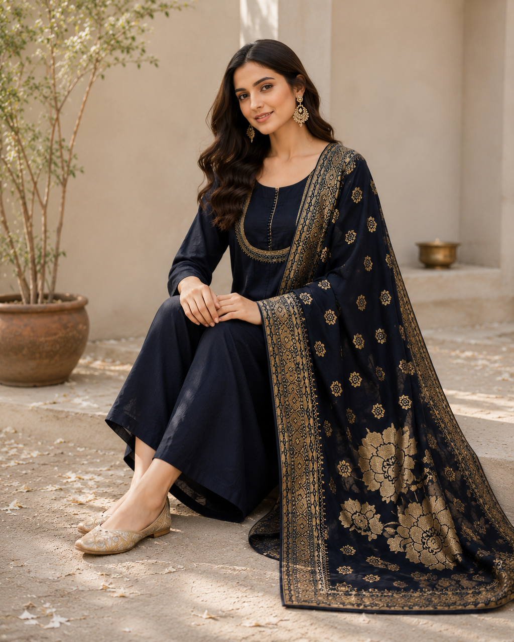Mayur Silk 3-Piece Unstitched Suit