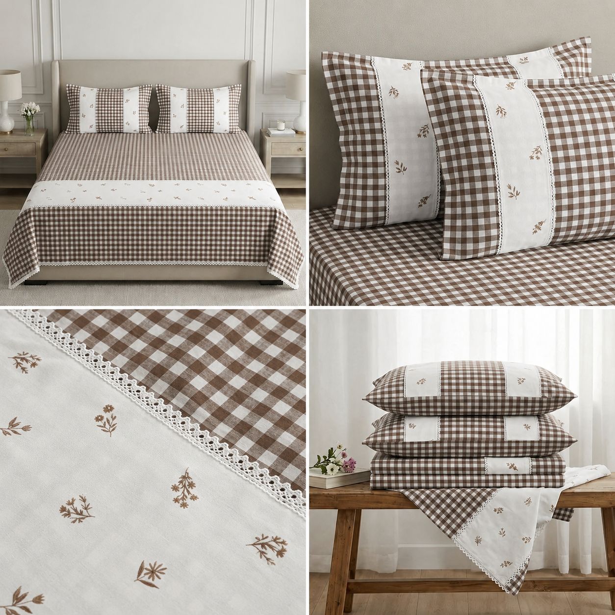 Victorian Non - Quilted Bedcover Size– 108 × 108 Inches ✨ Product Code :- 55B199RKEH