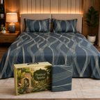 Festival Sparks 3 Pcs Bedsheet Gift Set with 2 Matching Pillow Covers With Box Packing