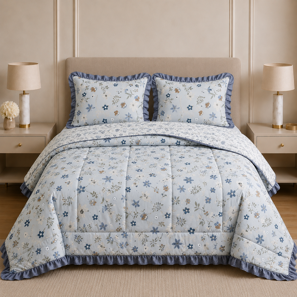 4 Piece Comforter Set – Bedding Collection Product Code:- 55B237R0752KEH