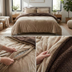 Premium Sherpa Fleece Quilt Cover with Luxurious Velvet-Soft Finish – Double Bed