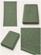 Bamboo Cloud Textured Waffle Bath Towel – 70 × 140 CM | Bamboo Cotton