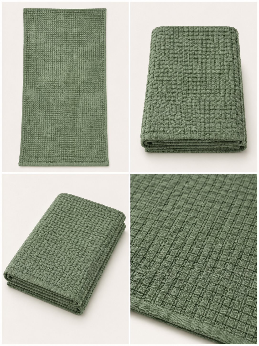 Bamboo Cloud Textured Waffle Bath Towel – 70 × 140 CM | Bamboo Cotton