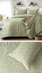 Victorian Lace Comforter Set – 4 Pcs (King Size)