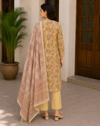 🌻 Gulbahar 3-Piece Stitched Suit 💐