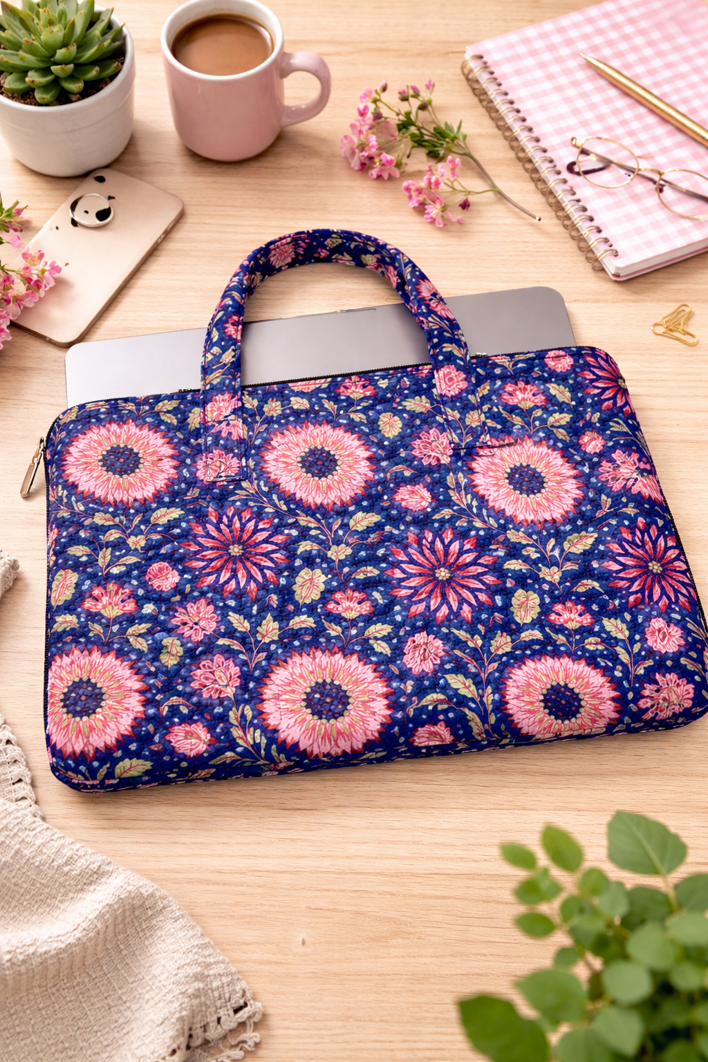 Premium Pure Cotton Laptop Bag (17 x 14 inches)