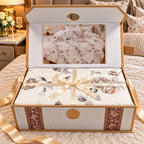 Premium Elia Luxury Bedsheet Gift Box – 3 Piece King Size Bedsheet Set