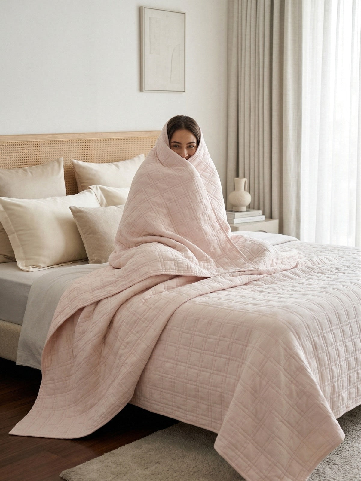 Luxe Pure Cotton AC Quilt – 500 Thread Count | Royal Comfort Redefined | Single and Double Both Available