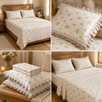 English Floral King Size Bedsheet Set | King Size - 55B125RKEH