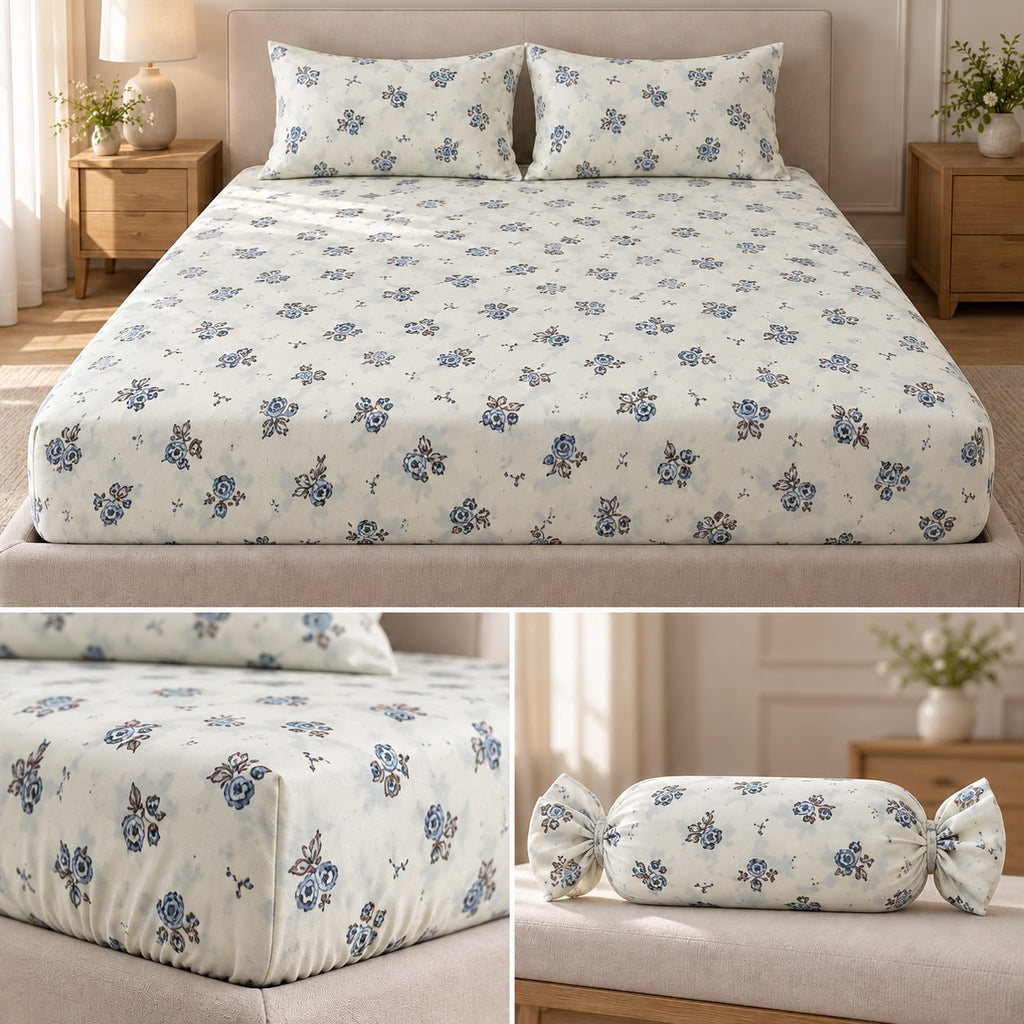Botanical Candy Pack King Size Fitted Bedsheet Set – King Size