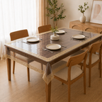 Transparent Dining Table Cover – 60 × 80 Inches