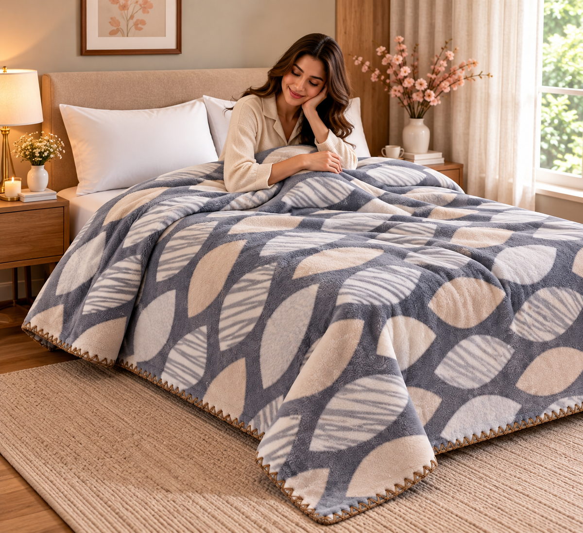 Japanese Mizuki Premium AC Blanket Product Code :- 55B335RKEH